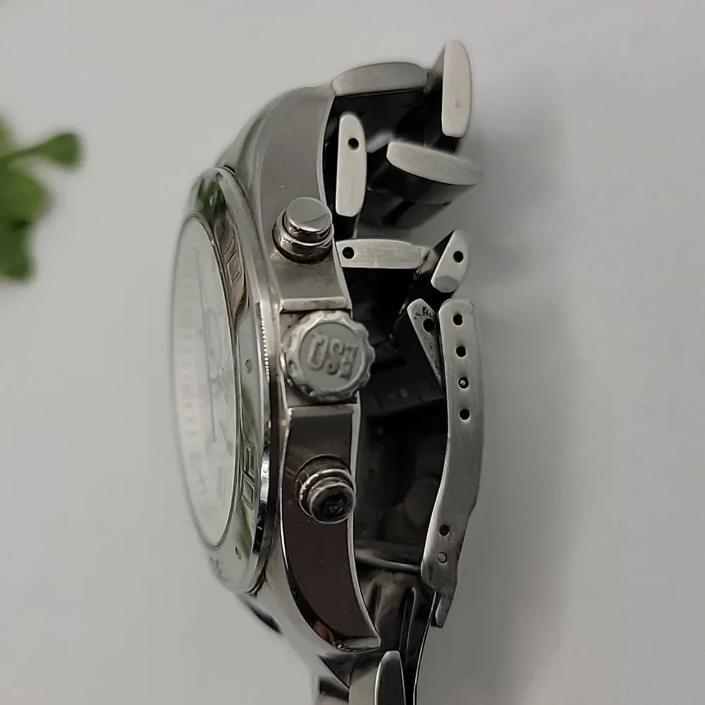 Esq By Movado Chronograph Stainless Steel Mens Watch